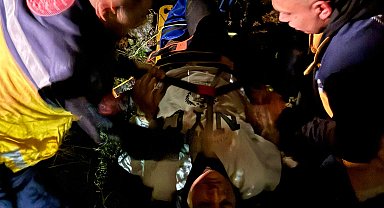 Ihlara Vadisi'nde 50 metre yükseklikten düşen kadın yaralandı