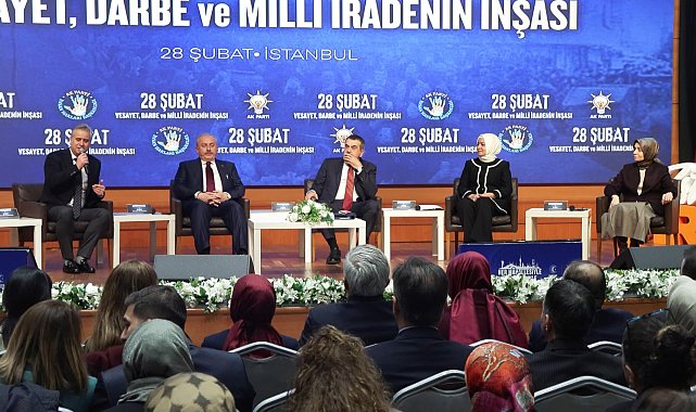 İstanbul - Bakan Tekin, '28 Şubat: Vesayet, Darbe ve Milli İradenin İnşası' programına katıldı