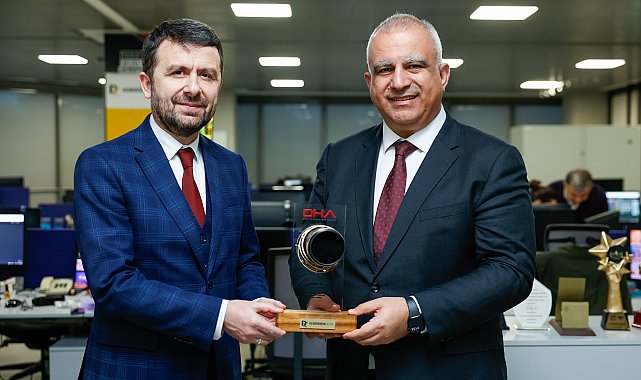 İstanbul - Basın İlan Kurumu Genel Müdürü Çay'dan DHA Genel Müdürü Coşkun'a ziyaret
