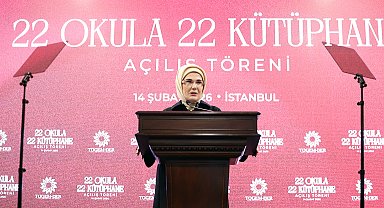 İstanbul- Emine Erdoğan: Kütüphane okulların kalbidir, ruhudur, can damarıdır