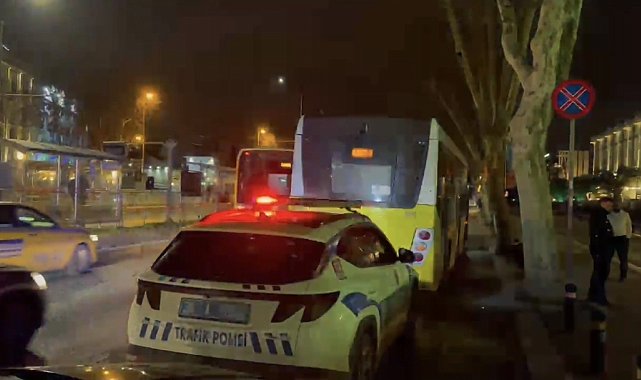 İstanbul - Fatih'te İETT otobüsünün çarptığı kadın yaralandı