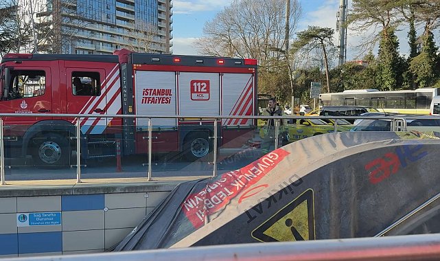 İstanbul - Hacıosman Metro İstasyonu'nda raylara atlayan kadın hayatını kaybetti -1