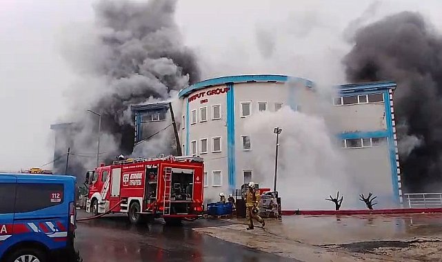 İstanbul-Silivri'de fabrikada yangın -3 Ek görüntü