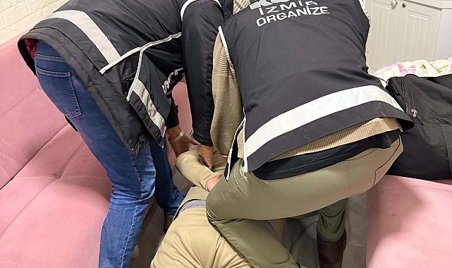 İzmir'de suç örgütü mensubu firari hükümlü villada yakalandı