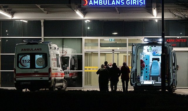 Konya'da 11 kişi, zehirlenme şüphesiyle hastaneye kaldırıldı