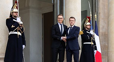 Macron, Finlandiya Cumhurbaşkanı Stubb ile görüştü