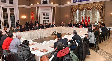 Mehmet Akif Üstündağ'dan Ankara Kent Konseyi Başkanı Halil İbrahim Yılmaz'a ziyaret