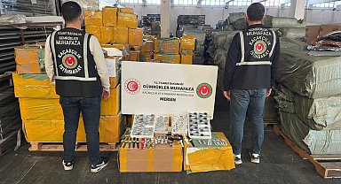 Mersin'de 116 bin 50 adet kaçak kol saati ele geçirildi