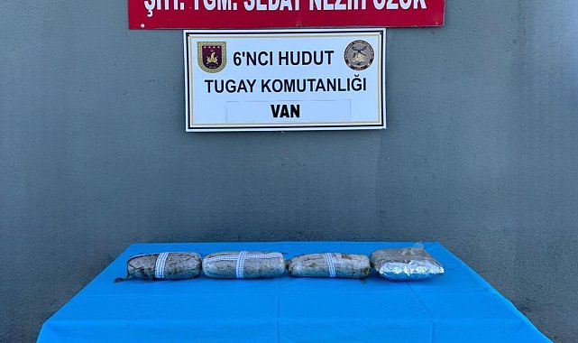 MSB: Van hudut hattında 5 kilo uyuşturucu ele geçirildi