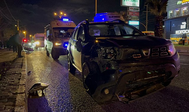Otomobille çarpışan motosikletteki kardeşlerden biri öldü, diğeri ağır yaralandı