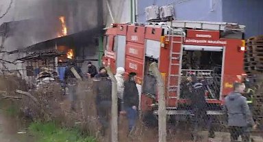 Soğuk hava deposunda çıkan yangın söndürüldü
