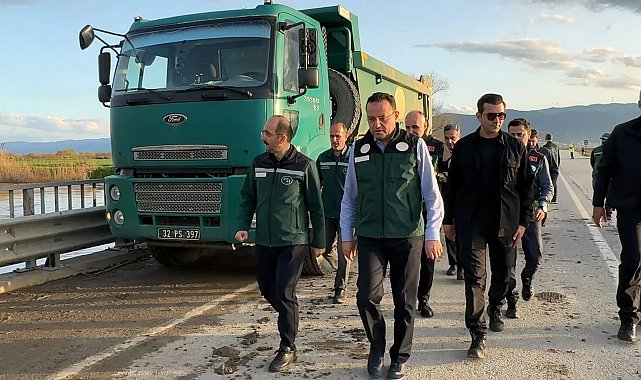 Tarım ve Orman Bakan Yardımcıs Gizligider, Aydın'da taşkın alanlarını inceledi