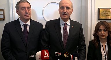 TBMM Başkanı Kurtulmuş'tan DEM Parti'ye ziyaret