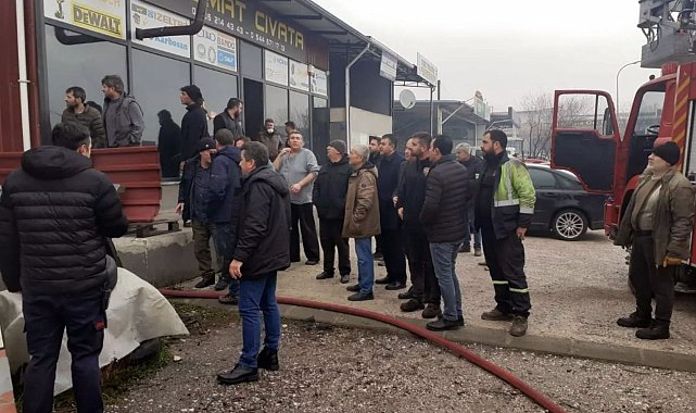 Torna tesviye atölyesi yandı