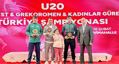 U20 Grekoromen Güreş Türkiye Şampiyonası sona erdi
