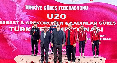 U20 Kadınlar Güreş Türkiye Şampiyonası tamamlandı