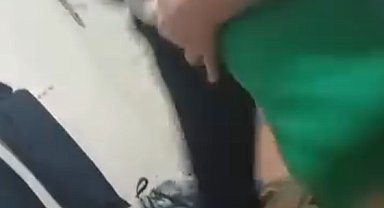 Üvey babanın, 9 yaşındaki çocuğa şiddeti kamerada