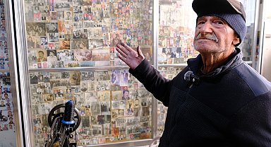 'Boyacı Hasgül' müşterilerden topladığı binlerce fotoğrafla ilçenin hafızası oldu