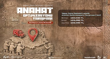 'Yapay Zeka Destekli Lojistik Anahat Optimizasyonu Yarışması'na başvurular başladı