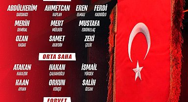 A Milli Futbol Takımı'nın aday kadrosu açıklandı