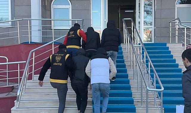 Adıyaman'da 4 hırsızlık şüphelisi tutuklandı