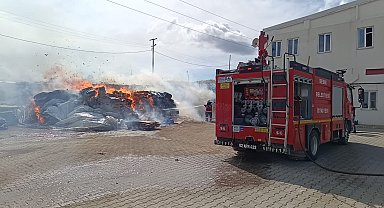 Adıyaman'da tütün üretim tesislerinde yangın