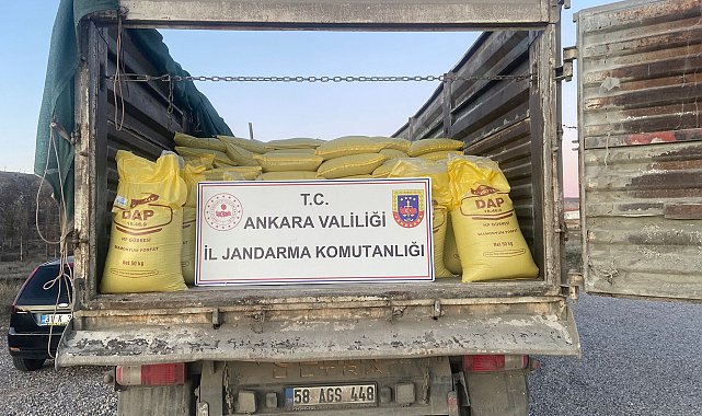 Ankara'da 30 ton sahte gübre ele geçirildi: 3 gözaltı
