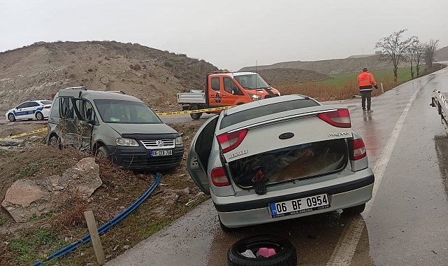 Ankara'da kaza; 1 ölü, 5 yaralı