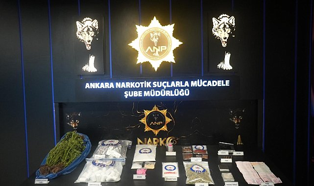 Ankara'da narkotik operasyonları: 28 tutuklama