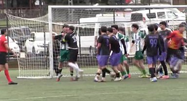 Artvin'de amatör maçta kavga; karşılaşma ertelendi