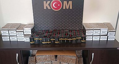 Aydın'da 24 bin dolu makaron ele geçirildi