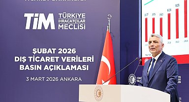 Bakan Bolat: Şubat ayı ihracatı 21 milyar 65 milyon dolar