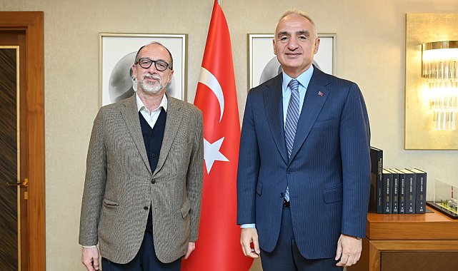 Bakan Ersoy, küratör Molinari'yi kabul etti