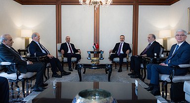 Bakan Fidan, Filistin Devlet Başkan Yardımcısı Şeyh ile görüştü