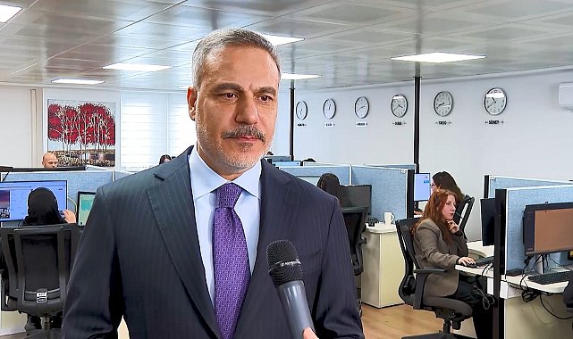 Bakan Fidan, Konsolosluk Çağrı Merkezi'nde incelemelerde bulundu