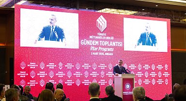Bakan Fidan, Türkiye Müteahhitler Birliği'nin iftar programına katıldı