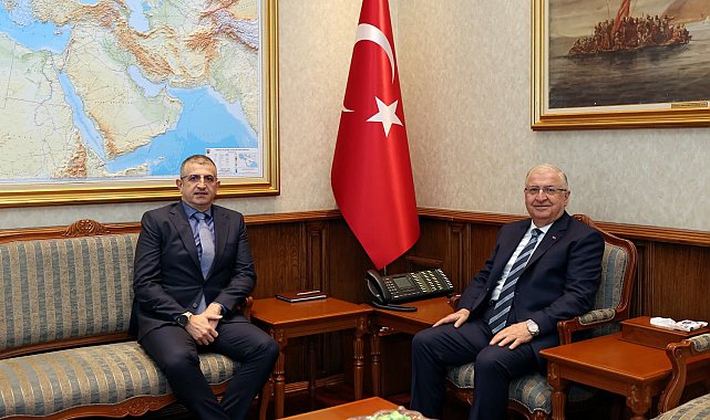 Bakan Güler, BAYKAR Genel Müdürü Bayraktar ile görüştü