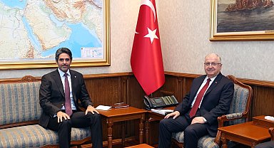Bakan Güler, Katar Büyükelçisi Faisal ile görüştü