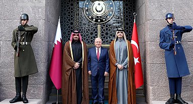 Bakan Güler, Katar Emiri Al-Thani'nin kardeşlerini kabul etti