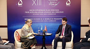 Bakan Kurum, BM Habitat İcra Direktörü Rossbach ile görüştü