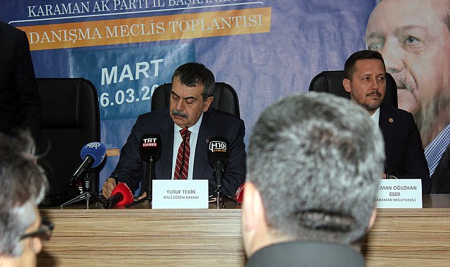 Bakan Tekin: Eğitim çalışanlarına yönelik şiddetin azaltılması için çok yoğun çaba gösterdik