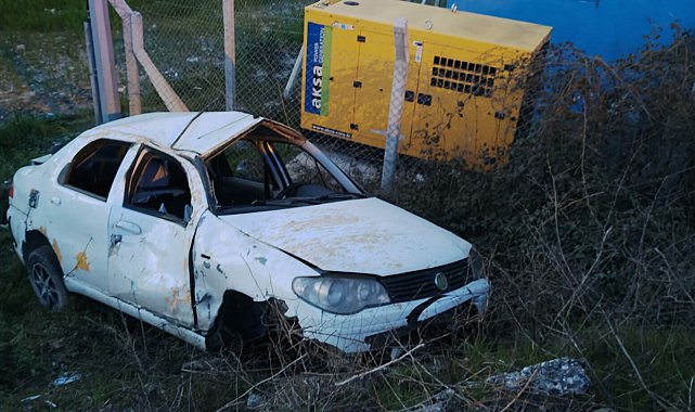 Balıkesir'de otomobil dere yatağına devrildi: 3'ü çocuk 5 yaralı