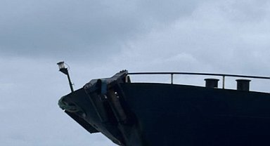 Bartın Limanı'nda 2 kuru yük gemisi çarpıştı