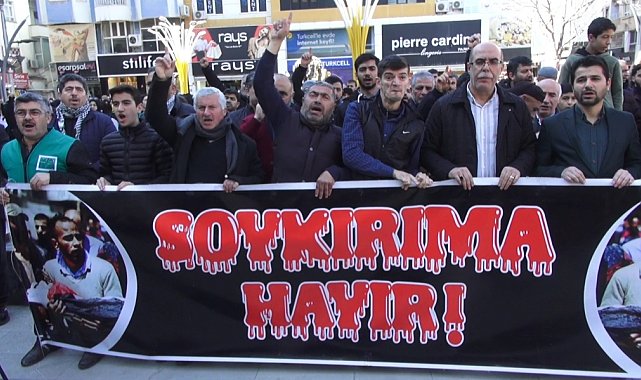 Batman'da İsrail ve ABD protesto edildi
