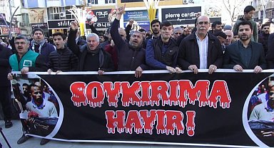 Batman'da İsrail ve ABD protesto edildi