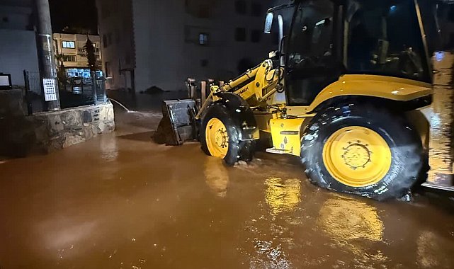 Bodrum'a 24 saatte metrekareye 50 kilogram yağış düştü