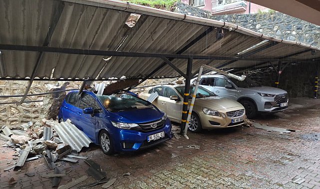 Bursa'da sağanak ve fırtına