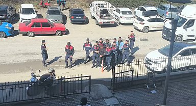 Çalıştıkları inşaattan ücret alamayan işçiler fotokopi makinesini çalmış