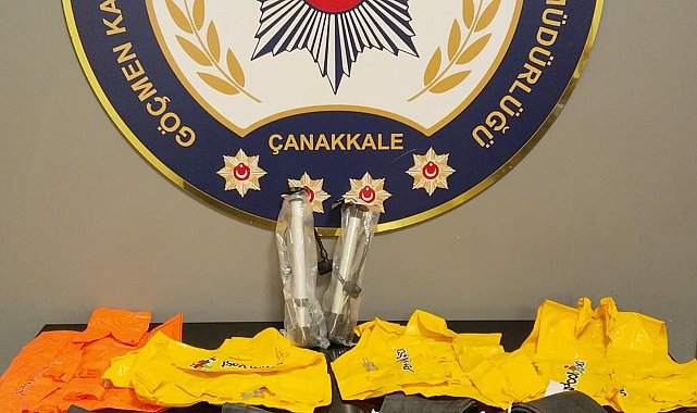Çanakkale'de 23 kaçak göçmen yakalandı, 3 organizatör tutuklandı