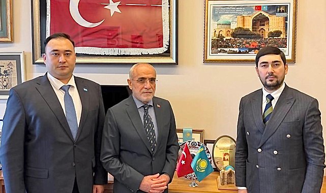 Cumhurbaşkanı Başdanışmanı Topçu, Kazakistan Halk Asamblesi Yardımcısı Akhmetov ile görüştü